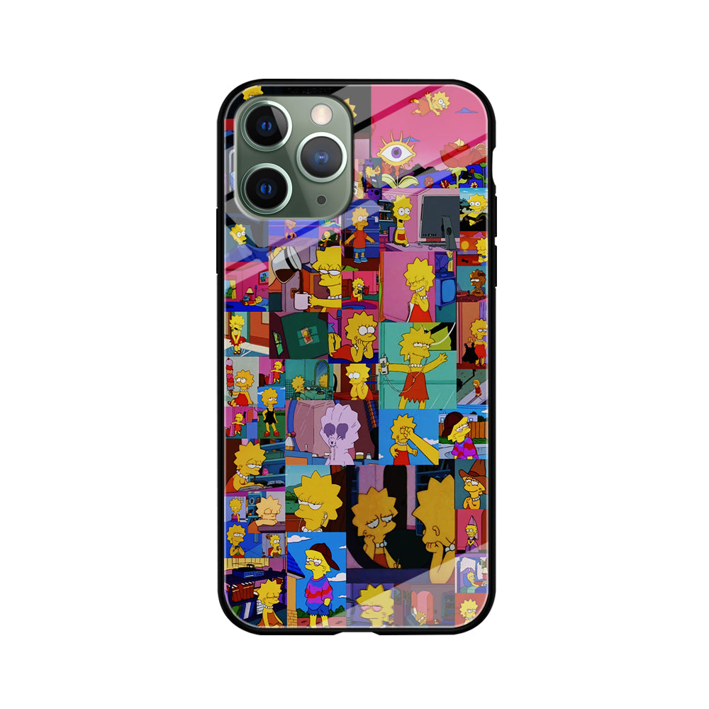 Lisa Simpson Aesthetic iPhone 11 Pro Max Case-Phone Case-Tempered Glass Case-Altracase