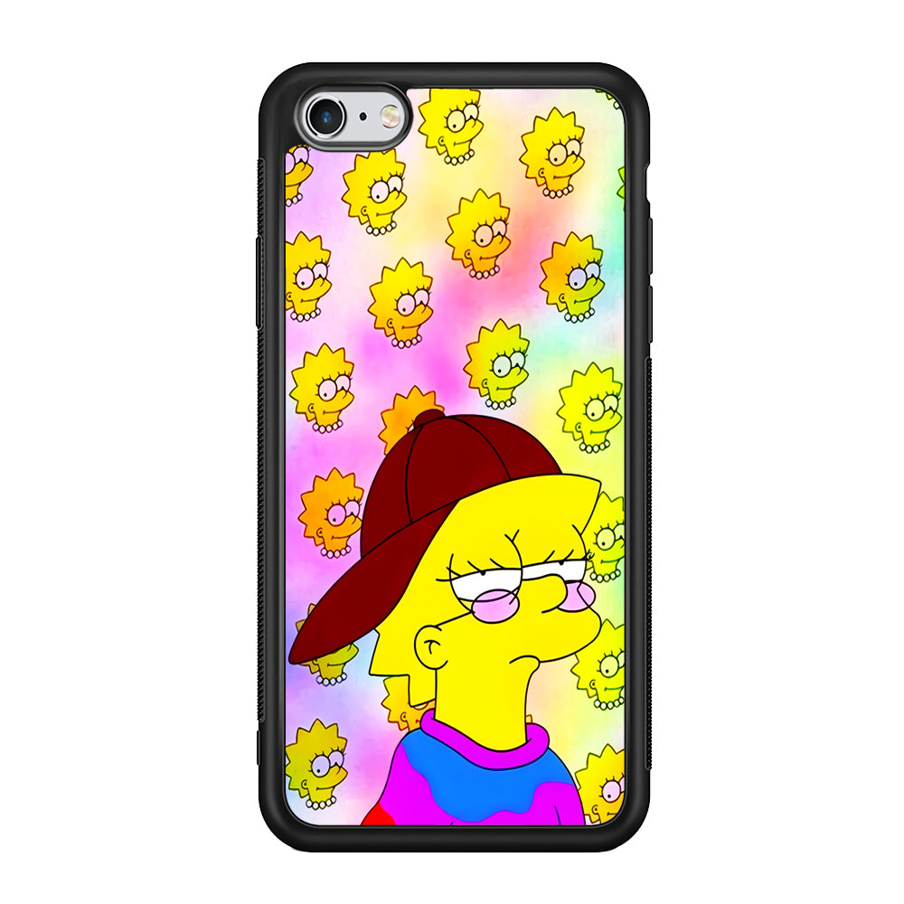 Lisa Simpson Hypebeast iPhone 6 Plus | 6s Plus Case-Phone Case-Rubber Black (2D Case)-Altracase