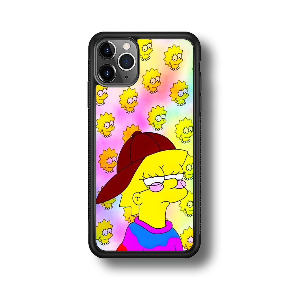 Lisa Simpson Hypebeast iPhone 11 Pro Case-Phone Case-Rubber Black (2D Case)-Altracase