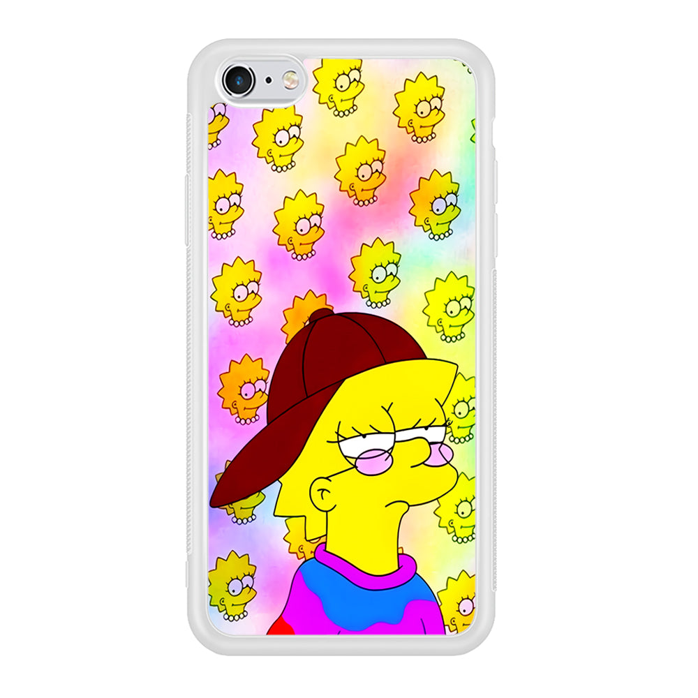 Lisa Simpson Hypebeast iPhone 6 Plus | 6s Plus Case-Phone Case-Rubber White (2D Case)-Altracase