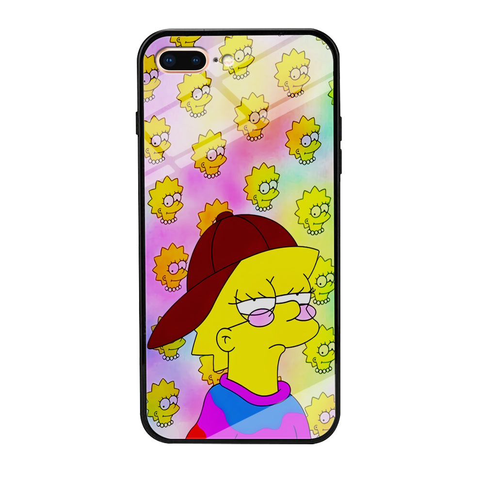 Lisa Simpson Hypebeast iPhone 8 Plus Case-Phone Case-Tempered Glass Case-Altracase