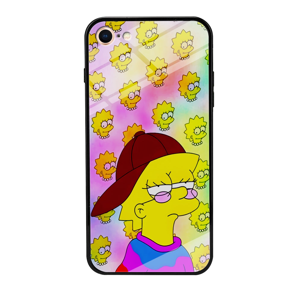 Lisa Simpson Hypebeast iPhone 7 Case-Phone Case-Tempered Glass Case-Altracase