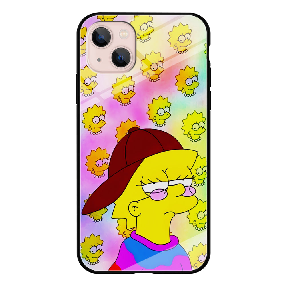 Lisa Simpson Hypebeast iPhone 13 Mini Case-Phone Case-Tempered Glass Case-Altracase