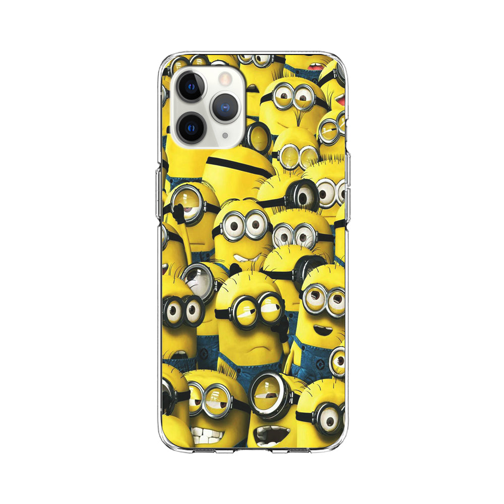 Lots of Minion iPhone 11 Pro Max Case-Phone Case-Clear Soft Case-Altracase