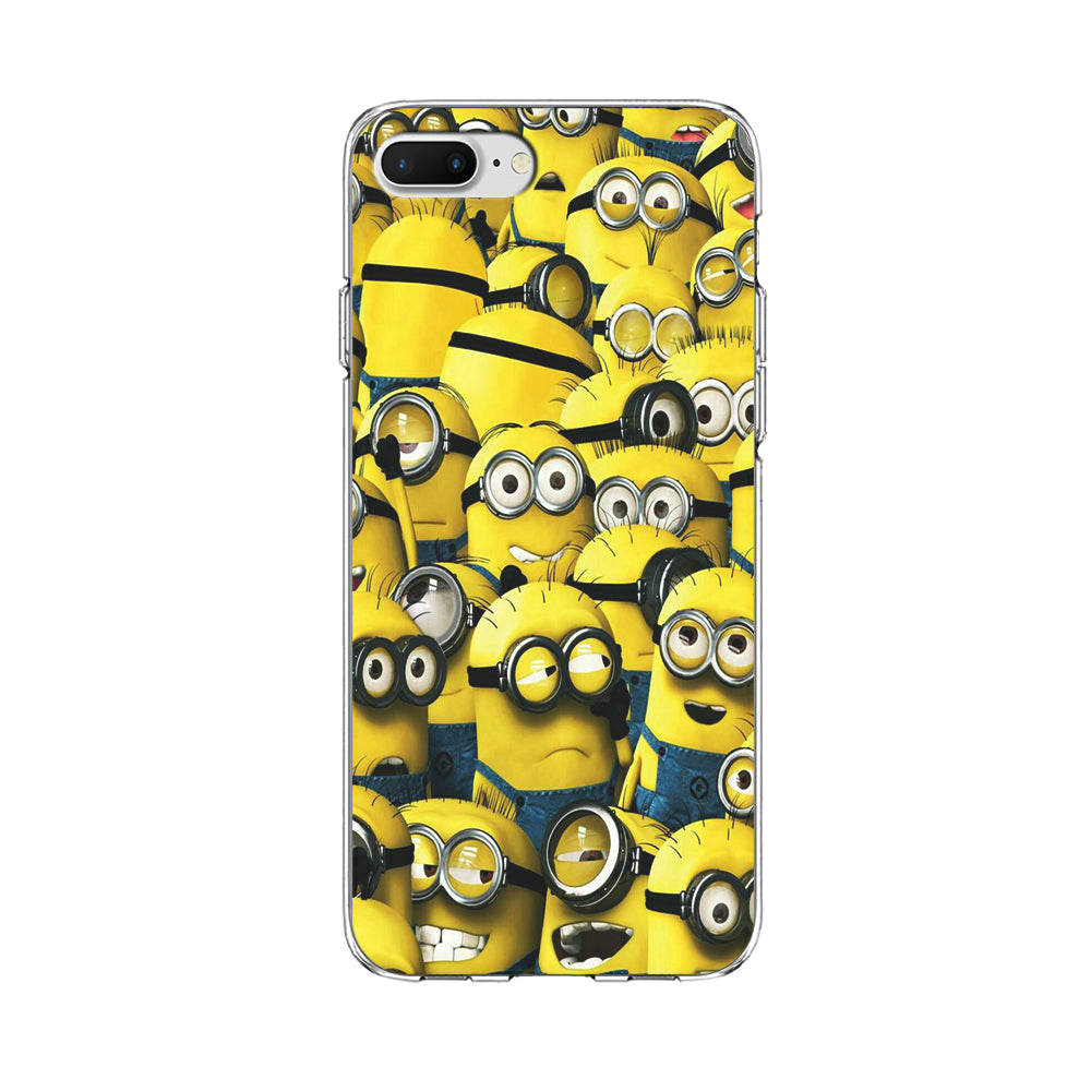 Lots of Minion iPhone 7 Plus Case-Phone Case-Clear Soft Case-Altracase