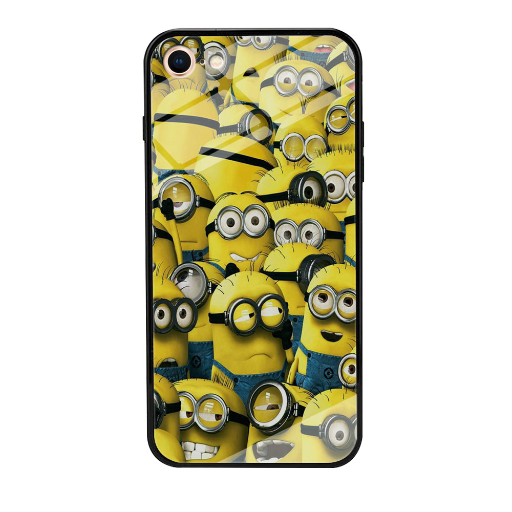 Lots of Minion iPhone 7 Case-Phone Case-Tempered Glass Case-Altracase