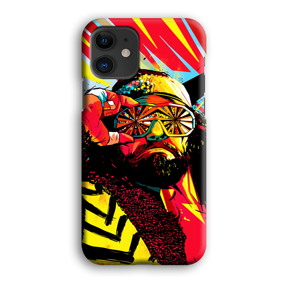 Macho Man Randy Art iPhone 12 Case-Phone Case-3D Case-Altracase