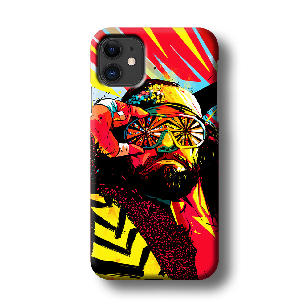 Macho Man Randy Art iPhone 11 Case-Phone Case-3D Case-Altracase