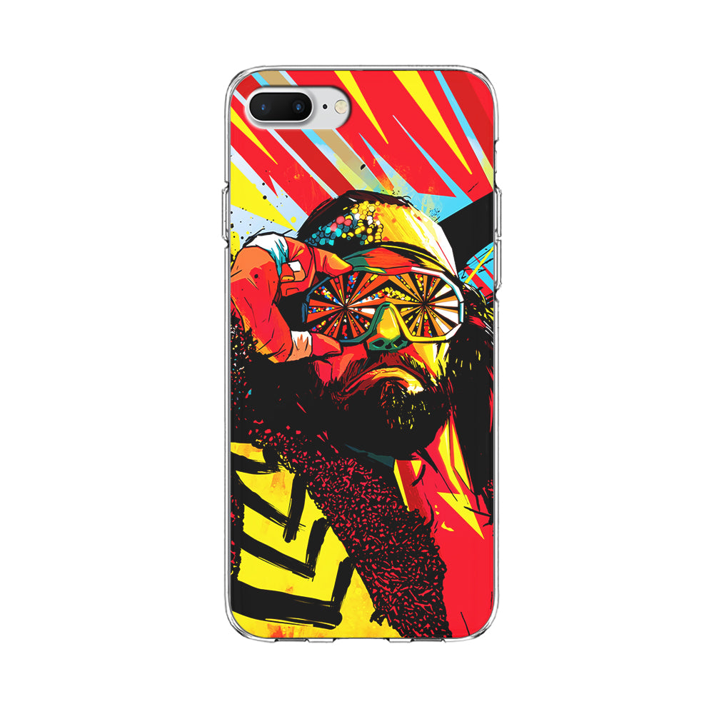 Macho Man Randy Art iPhone 8 Plus Case-Phone Case-Clear Soft Case-Altracase