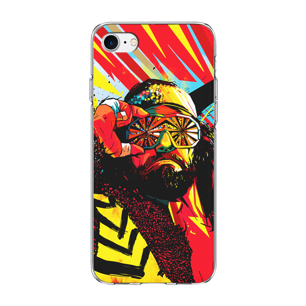 Macho Man Randy Art iPhone 7 Case-Phone Case-Clear Soft Case-Altracase