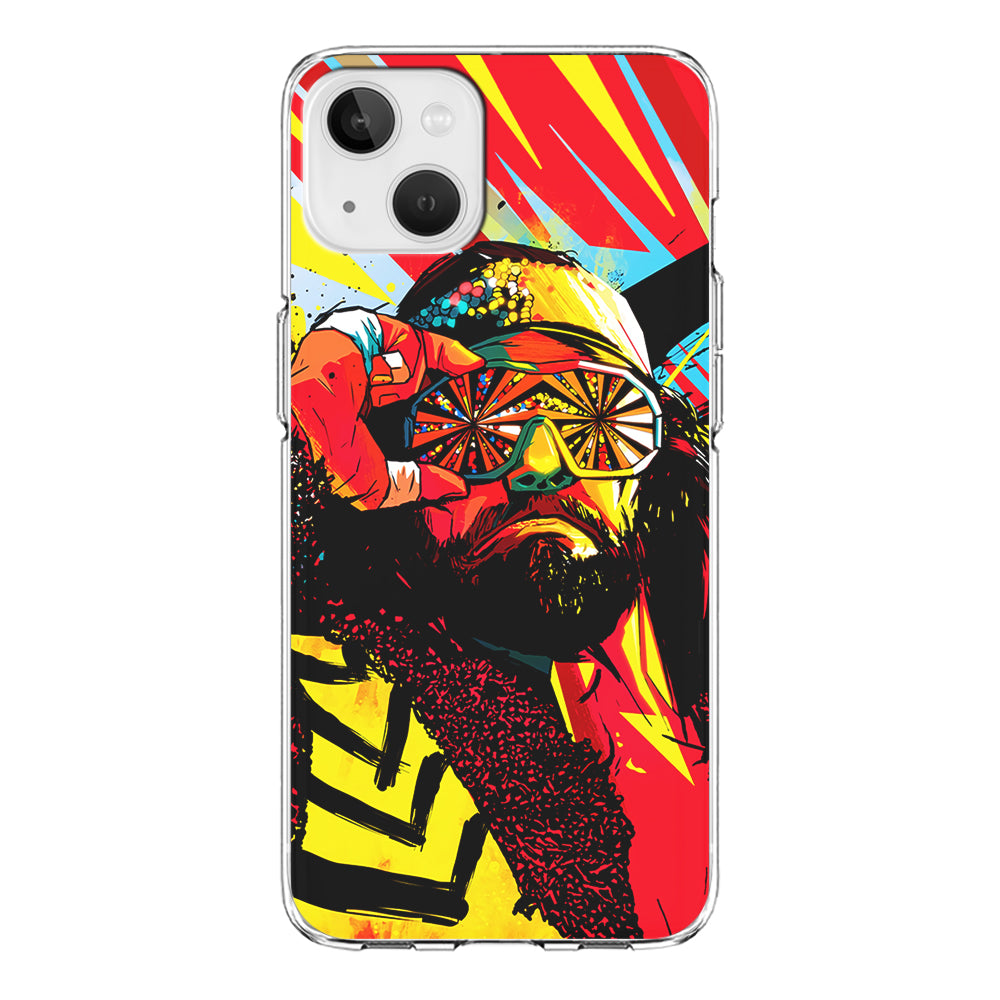 Macho Man Randy Art iPhone 13 Mini Case-Phone Case-Clear Soft Case-Altracase