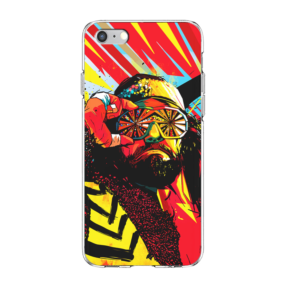 Macho Man Randy Art iPhone 6 Plus | 6s Plus Case-Phone Case-Clear Soft Case-Altracase