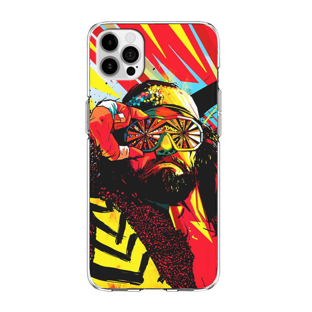Macho Man Randy Art iPhone 13 Pro Max Case-Phone Case-Clear Soft Case-Altracase