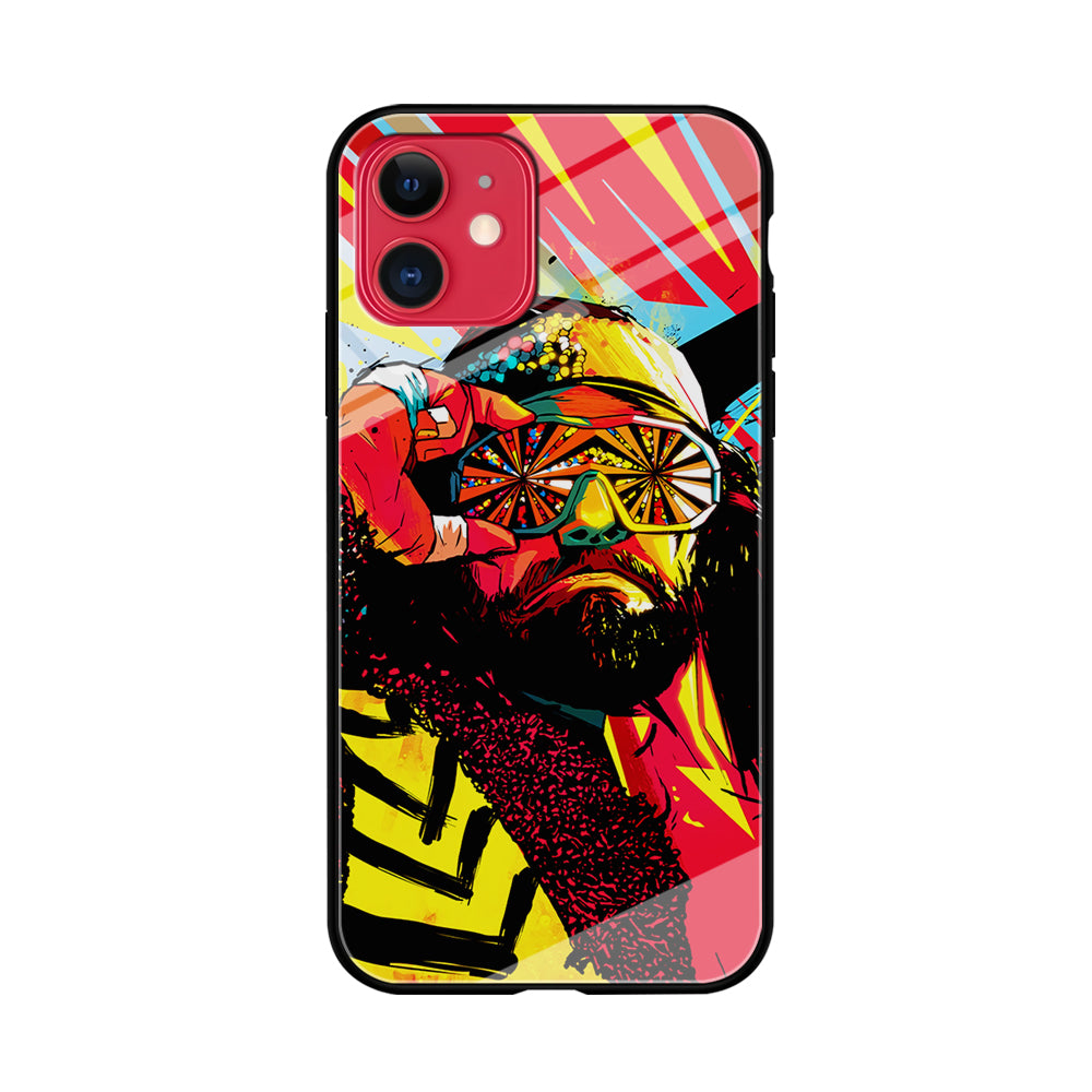 Macho Man Randy Art iPhone 11 Case-Phone Case-Tempered Glass Case-Altracase