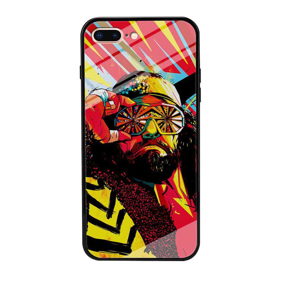 Macho Man Randy Art iPhone 7 Plus Case-Phone Case-Tempered Glass Case-Altracase