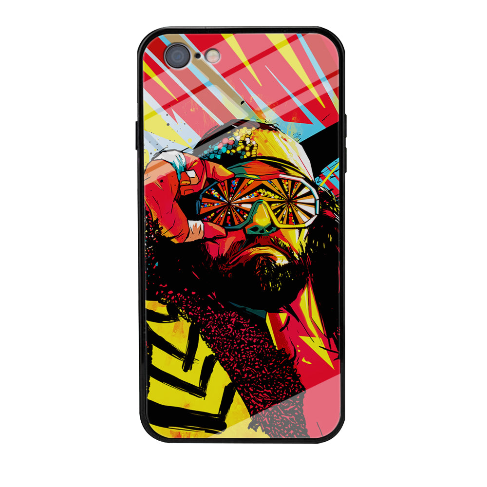 Macho Man Randy Art iPhone 6 Plus | 6s Plus Case-Phone Case-Tempered Glass Case-Altracase