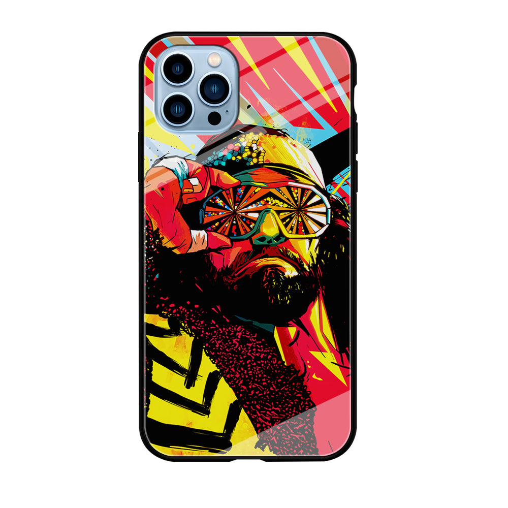 Macho Man Randy Art iPhone 12 Pro Max Case-Phone Case-Tempered Glass Case-Altracase