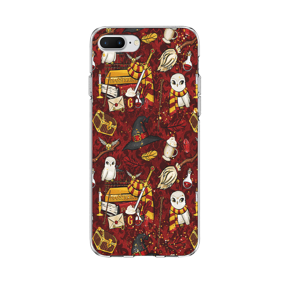 Magic Art Red iPhone 8 Plus Case-Phone Case-Clear Soft Case-Altracase