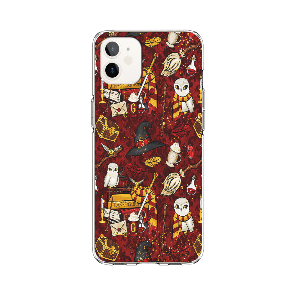 Magic Art Red iPhone 12 Case-Phone Case-Clear Soft Case-Altracase