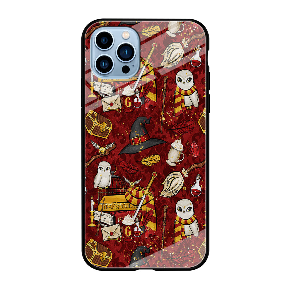 Magic Art Red iPhone 12 Pro Max Case-Phone Case-Tempered Glass Case-Altracase