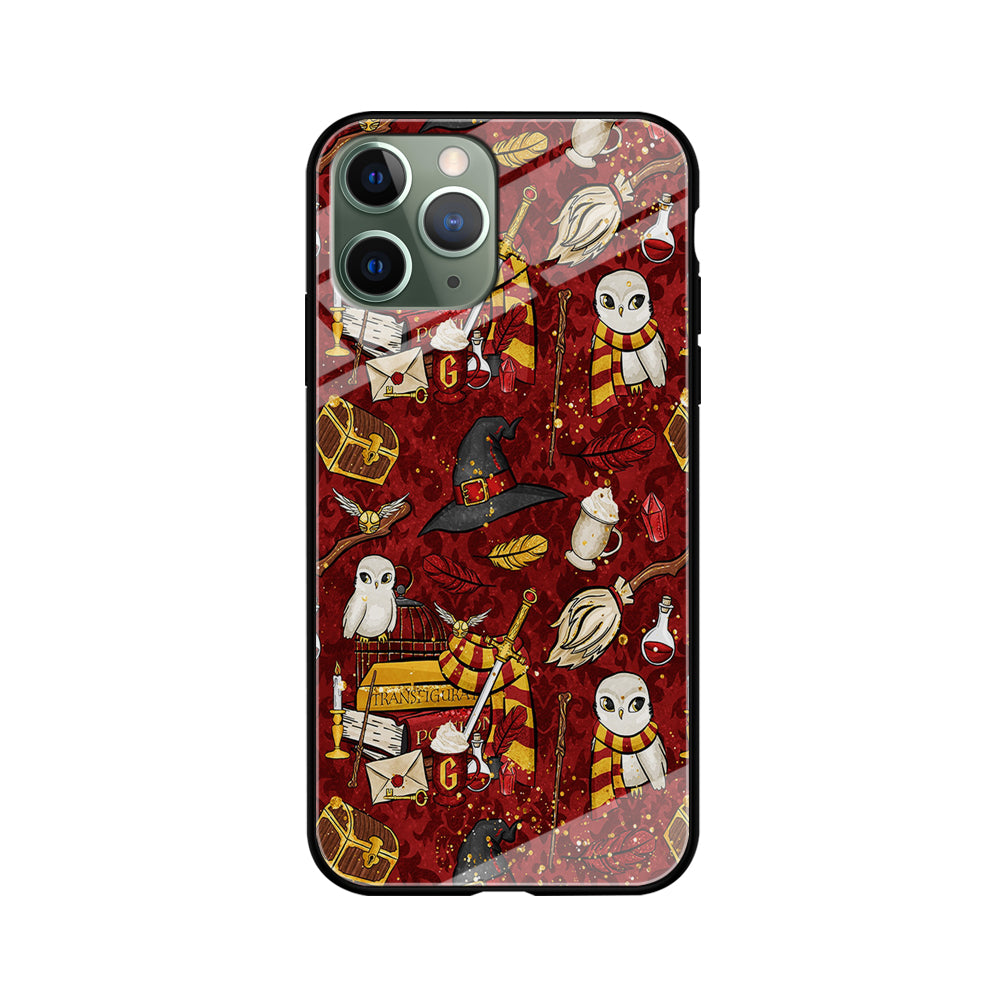 Magic Art Red iPhone 11 Pro Max Case-Phone Case-Tempered Glass Case-Altracase