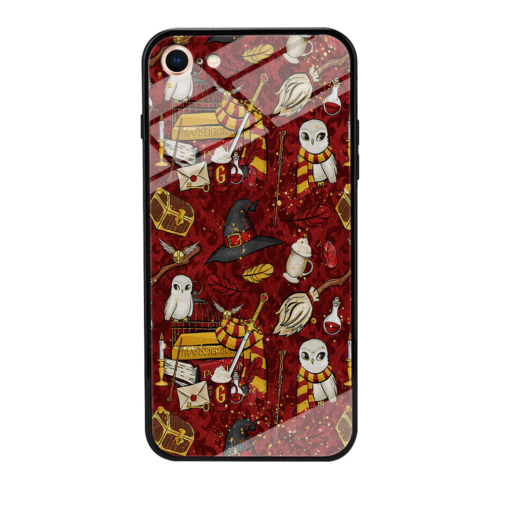 Magic Art Red iPhone 7 Case-Phone Case-Tempered Glass Case-Altracase