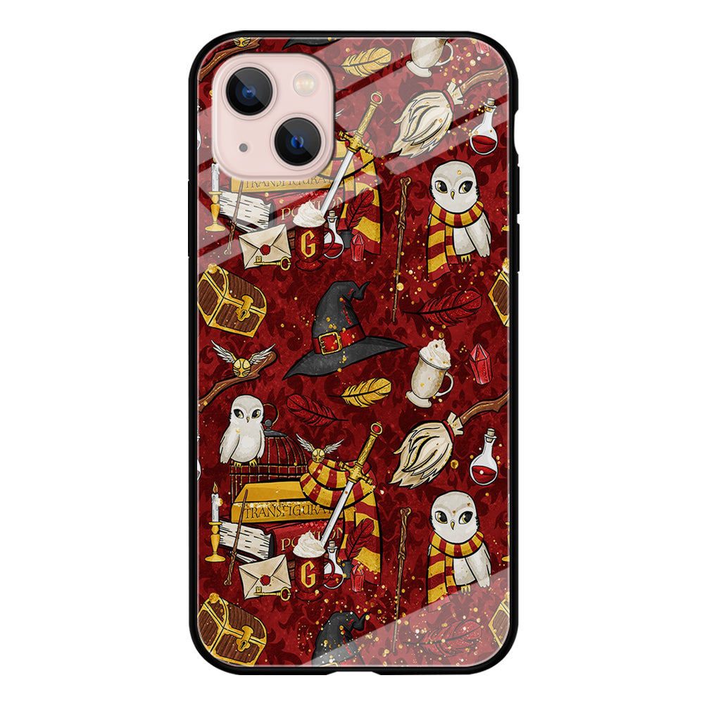 Magic Art Red iPhone 13 Mini Case-Phone Case-Tempered Glass Case-Altracase