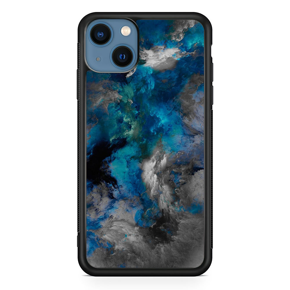 Marble Pattern 016 iPhone 13 Case-Phone Case-Rubber Black (2D Case)-Altracase