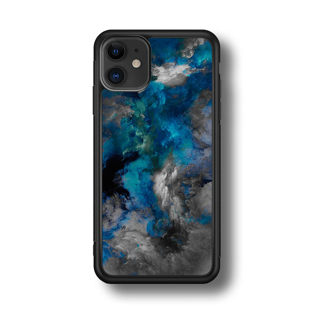 Marble Pattern 016 iPhone 11 Case-Phone Case-Rubber Black (2D Case)-Altracase