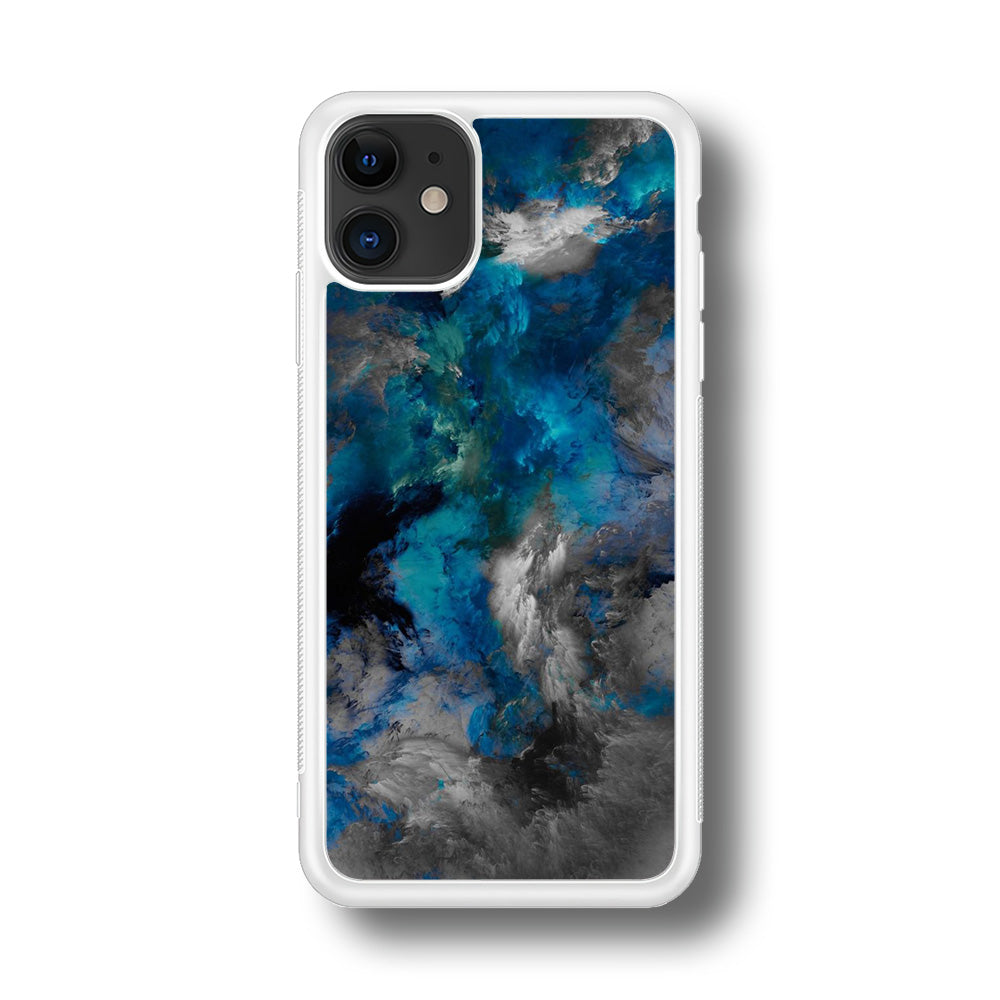 Marble Pattern 016 iPhone 11 Case-Phone Case-Rubber White (2D Case)-Altracase
