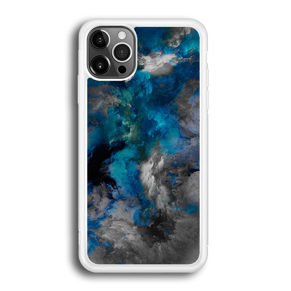 Marble Pattern 016 iPhone 12 Pro Max Case-Phone Case-Rubber White (2D Case)-Altracase