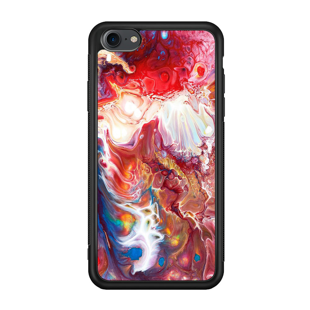 Marble Pattern 025 iPhone 7 Case-Phone Case-Rubber Black (2D Case)-Altracase
