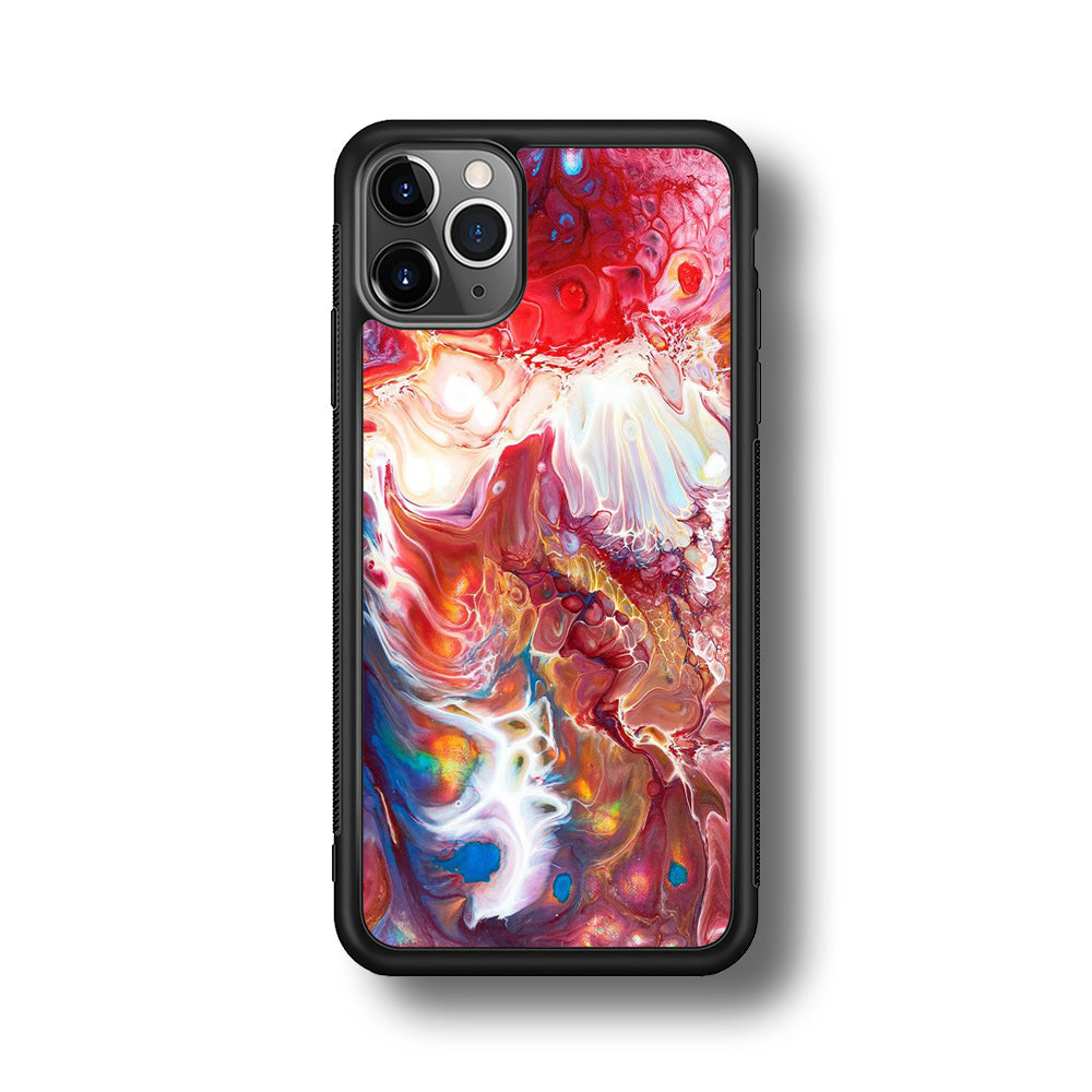 Marble Pattern 025 iPhone 11 Pro Max Case-Phone Case-Rubber Black (2D Case)-Altracase