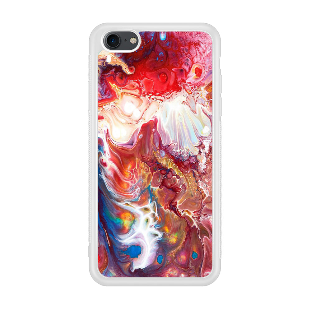 Marble Pattern 025 iPhone 7 Case-Phone Case-Rubber White (2D Case)-Altracase