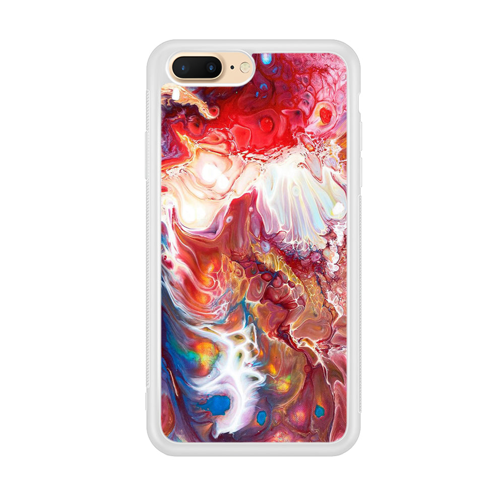 Marble Pattern 025 iPhone 7 Plus Case-Phone Case-Rubber White (2D Case)-Altracase