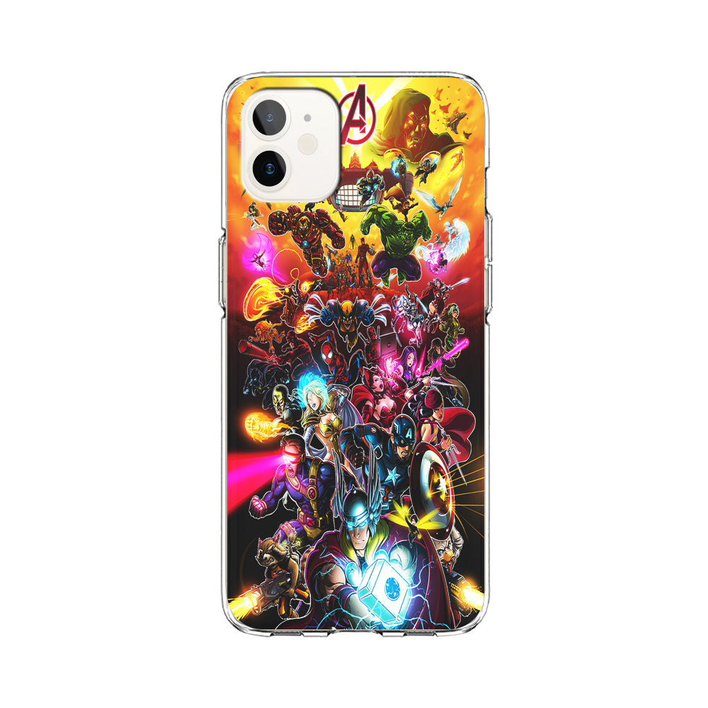 Marvel Avengers Alliance Assemble iPhone 12 Case-Phone Case-Clear Soft Case-Altracase