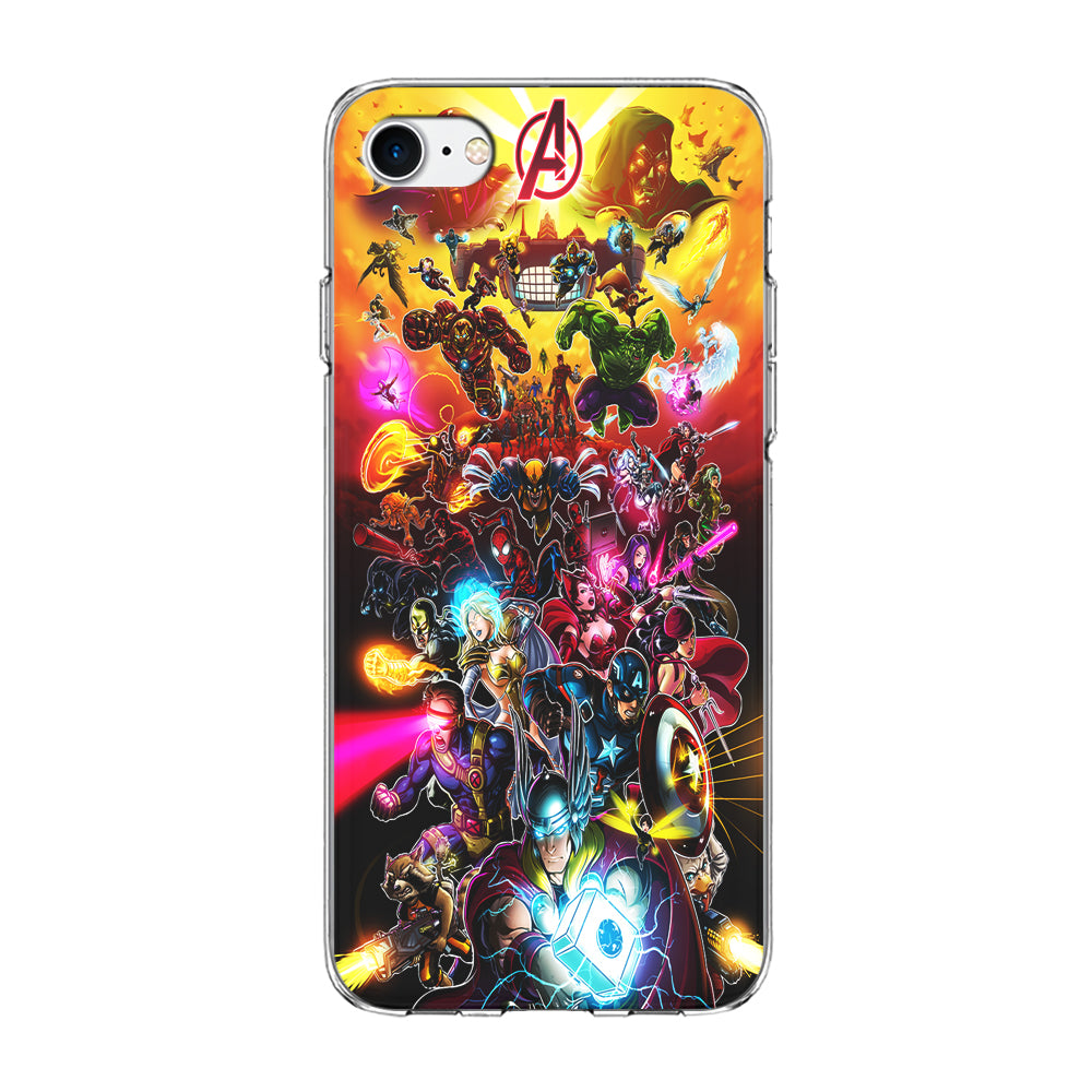 Marvel Avengers Alliance Assemble iPhone 7 Case-Phone Case-Clear Soft Case-Altracase