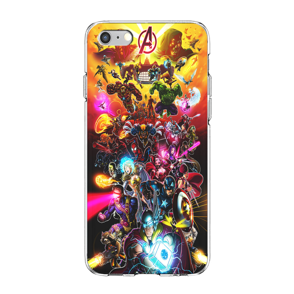 Marvel Avengers Alliance Assemble iPhone 6 Plus | 6s Plus Case-Phone Case-Clear Soft Case-Altracase