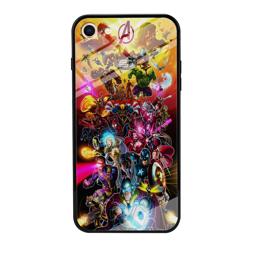 Marvel Avengers Alliance Assemble iPhone 7 Case-Phone Case-Tempered Glass Case-Altracase