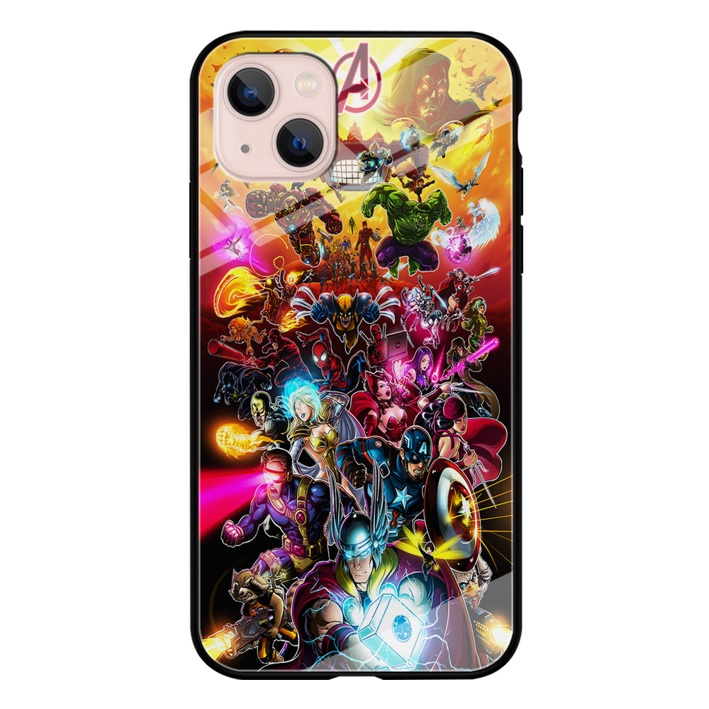 Marvel Avengers Alliance Assemble iPhone 13 Mini Case-Phone Case-Tempered Glass Case-Altracase