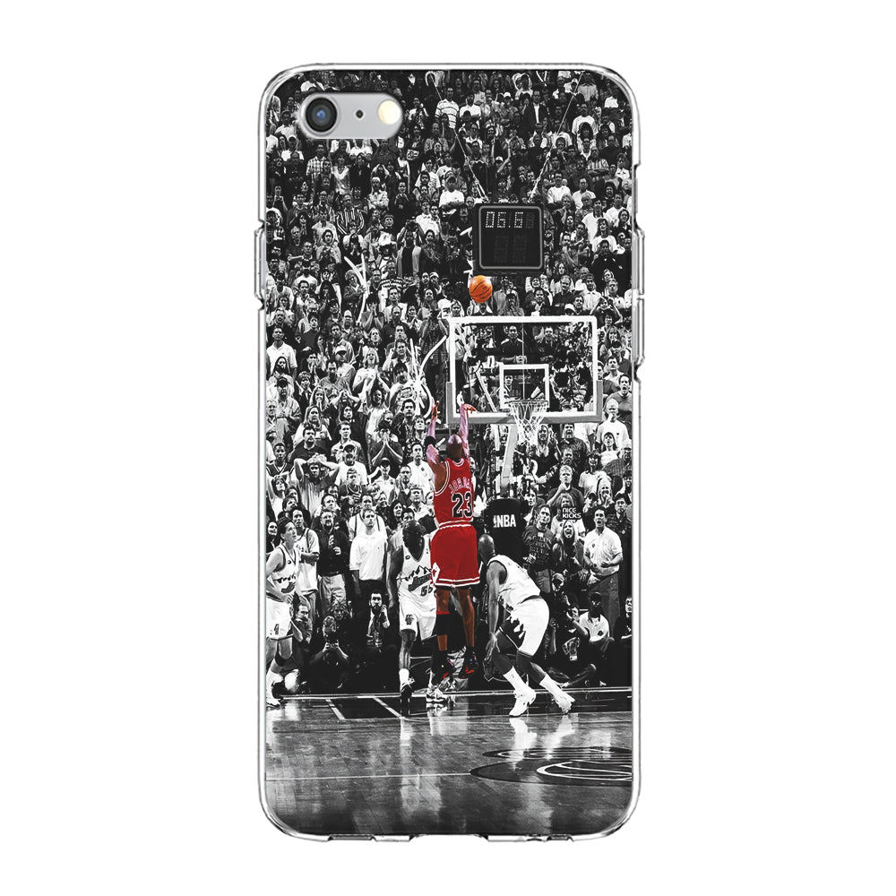 Michael Jordan Jump Shot iPhone 6 | 6s Case-Phone Case-Clear Soft Case-Altracase