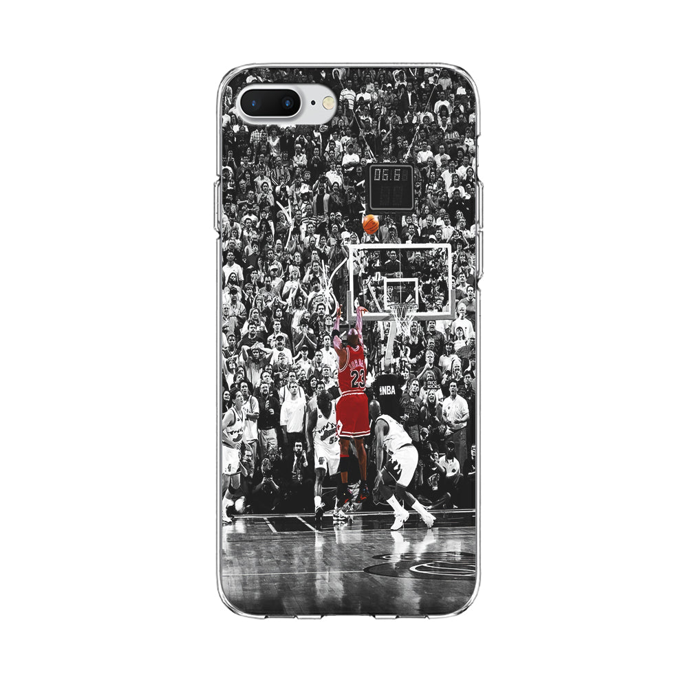 Michael Jordan Jump Shot iPhone 7 Plus Case-Phone Case-Clear Soft Case-Altracase