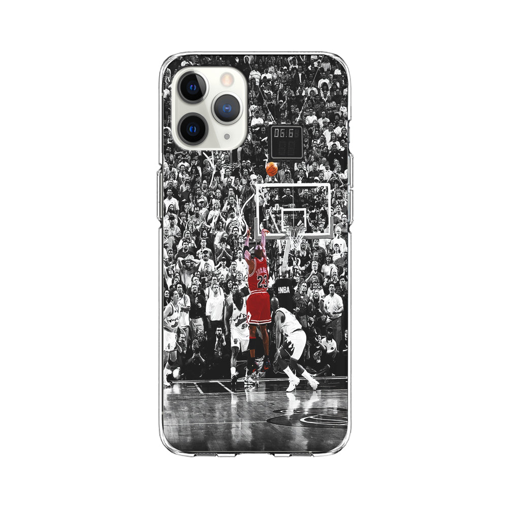 Michael Jordan Jump Shot iPhone 11 Pro Max Case-Phone Case-Clear Soft Case-Altracase