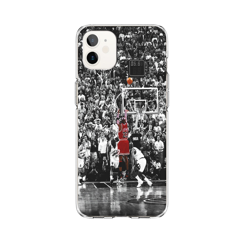 Michael Jordan Jump Shot iPhone 11 Case-Phone Case-Clear Soft Case-Altracase