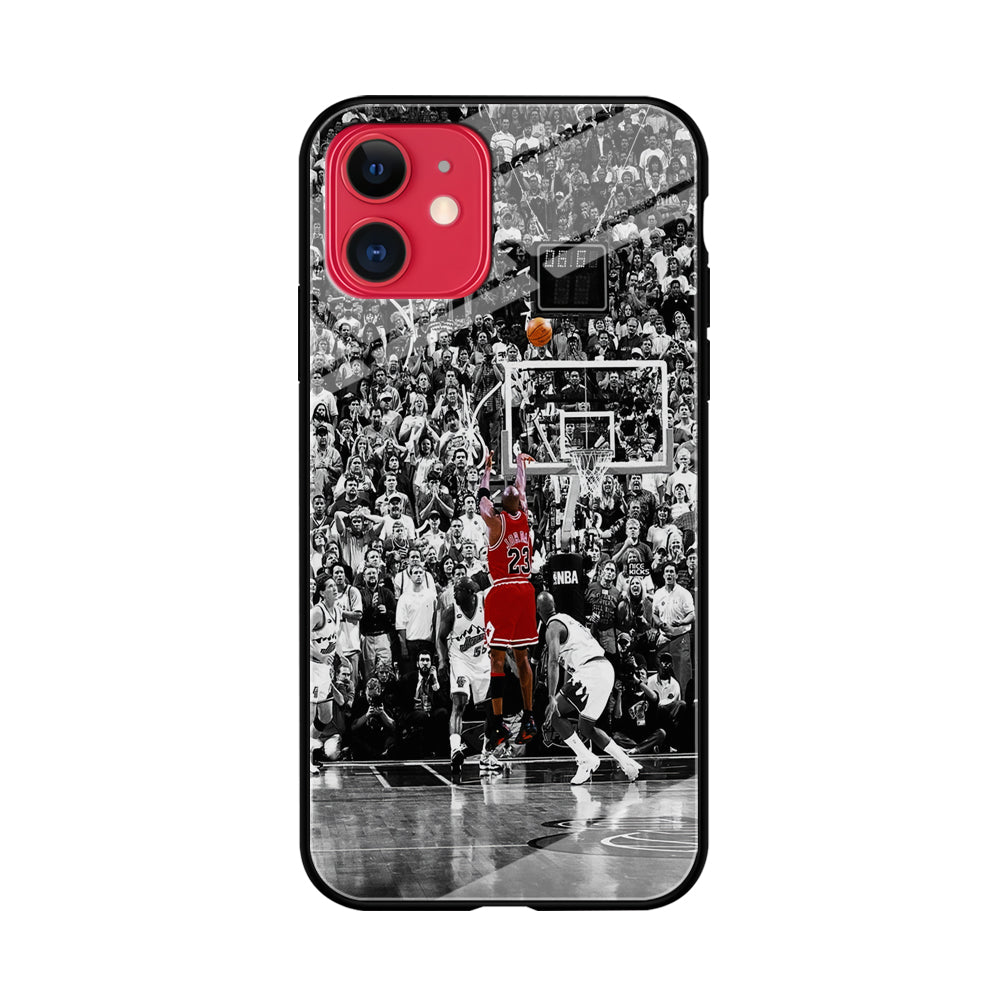 Michael Jordan Jump Shot iPhone 11 Case-Phone Case-Tempered Glass Case-Altracase