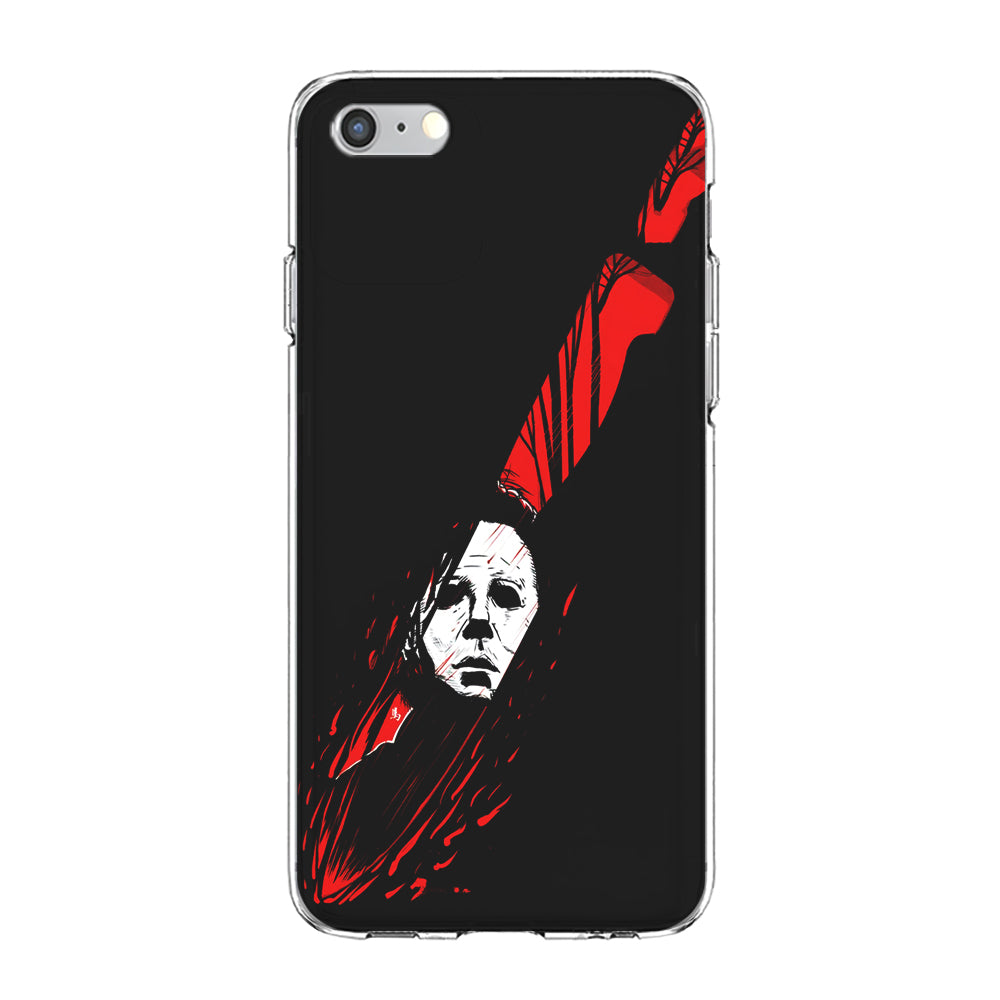 Michael Myers Knife Blood iPhone 6 Plus | 6s Plus Case-Phone Case-Clear Soft Case-Altracase