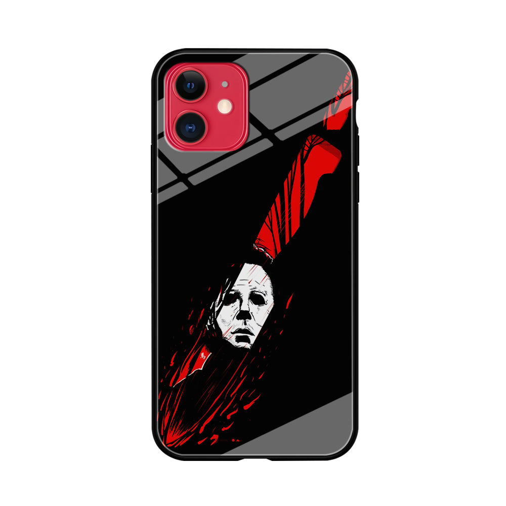 Michael Myers Knife Blood iPhone 11 Case-Phone Case-Tempered Glass Case-Altracase