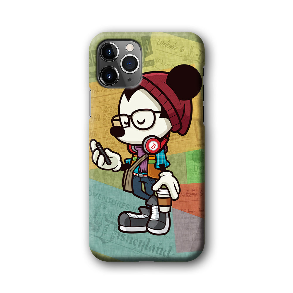 Mickey Mouse Hipster Style iPhone 11 Pro Max Case-Phone Case-3D Case-Altracase