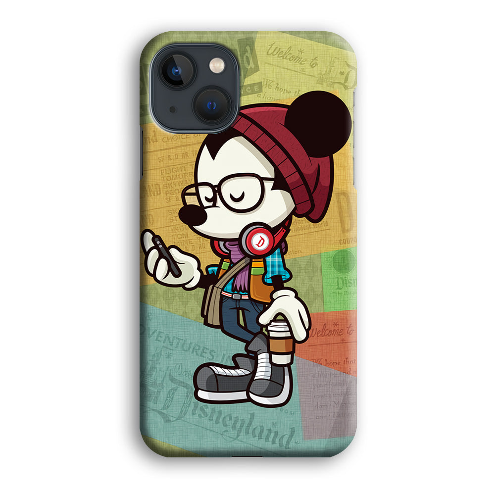 Mickey Mouse Hipster Style iPhone 13 Mini Case-Phone Case-3D Case-Altracase