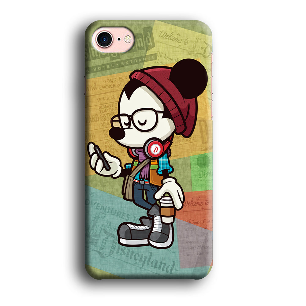 Mickey Mouse Hipster Style iPhone 7 Case-Phone Case-3D Case-Altracase